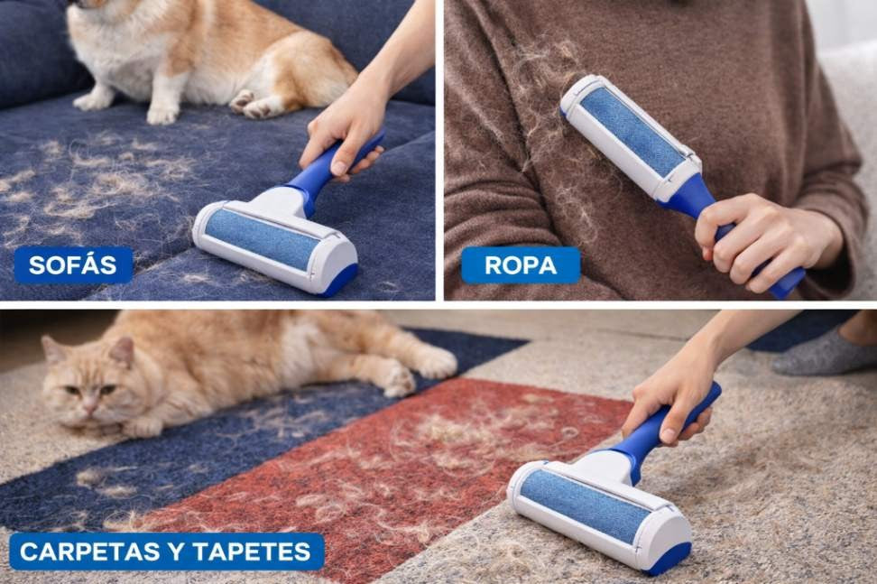 Rodillo Removedor de Pelos Reutilizable